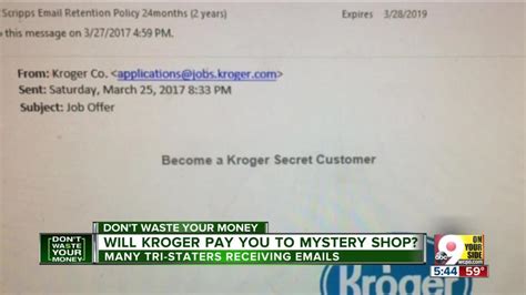 kroger mystery shopper scam.